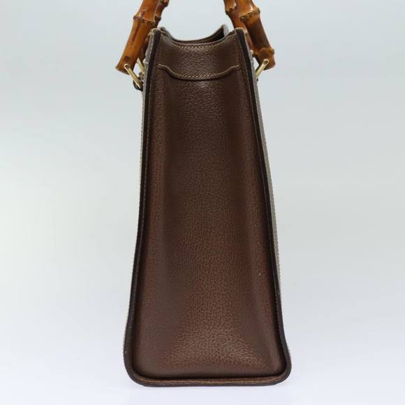 GUCCI Bamboo Hand Bag Leather Brown 002 2853 0260 0 Auth ep4626 - Picture 4 of 16